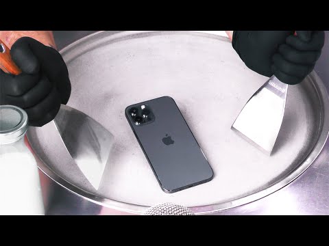 Scraper Vs IPhone | Ice Cream Rolls - ASMR