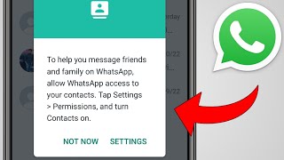 To Help You Connect With Friends And Family Allow Whatsapp Access To Your Contacts