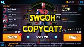 SWGoH Copycat? | Marvel Strike Force - Coming iOS Android 2018 screenshot 4