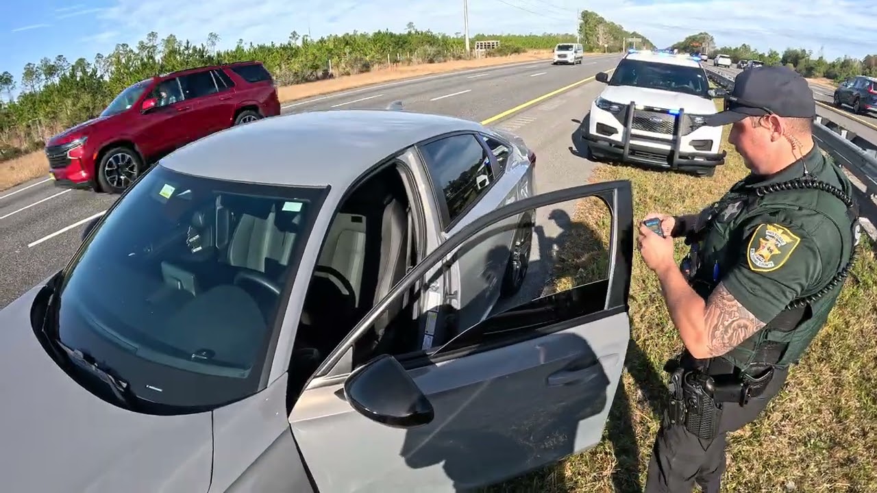 Heading to  the interstate to get a rotation for Mike’s collision   Sjso arrest.   