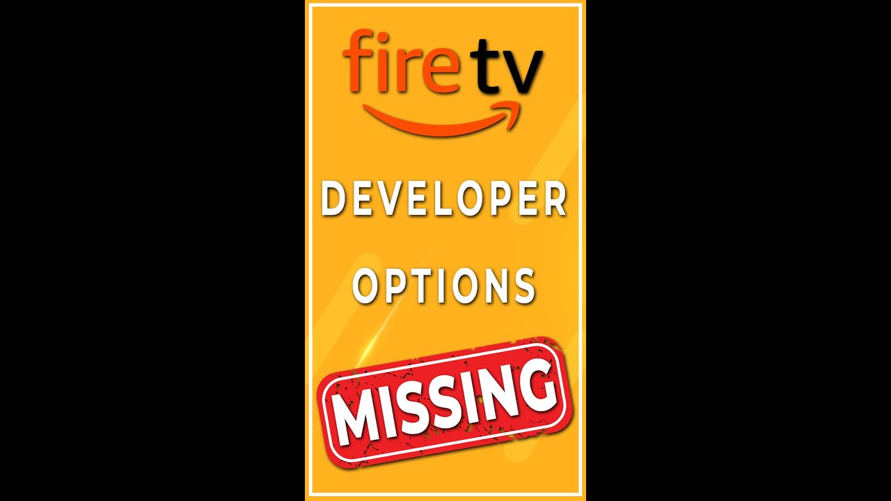 Firestick Developer Options Missing! #shorts