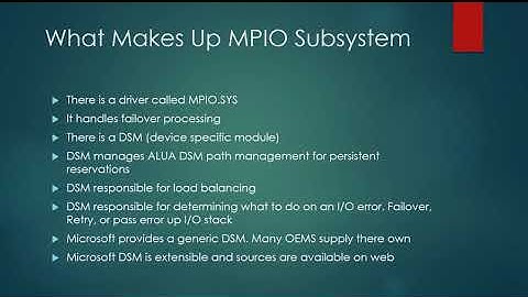 Introduction to Windows Multipath IO MPIO - Part 1