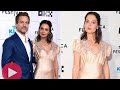 Katie Holmes looks fresh-faced as she reunites with Dawson's Creek co-star Joshua Jackson