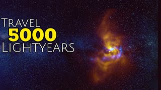 Zoom - In To A Young Star V960 Mons About 5000 Lightyears Away