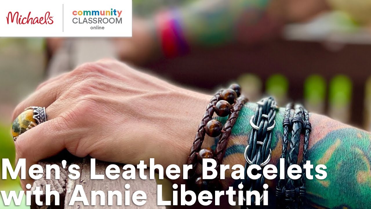 Braided Leather Bracelet Tutorial - Homeschool Companion