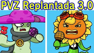 Friday Night Funkin' Vs Plants vs Zombies Replanted 3.0 Semana Completa 3-4 (PVZ Heroes)