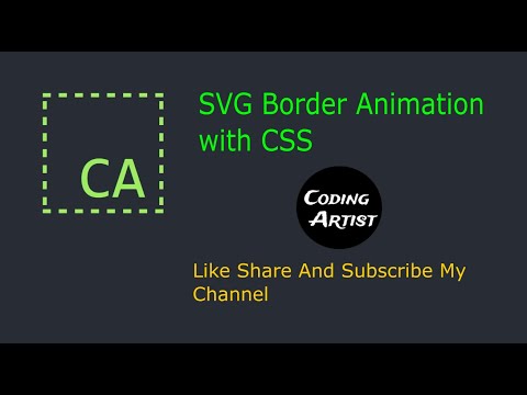 SVG Border Animation with Css.