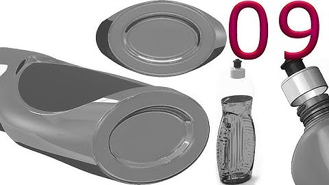 9-Project 55| Detergent Bottle 1|SolidWorks Tutorial: bottom engrave