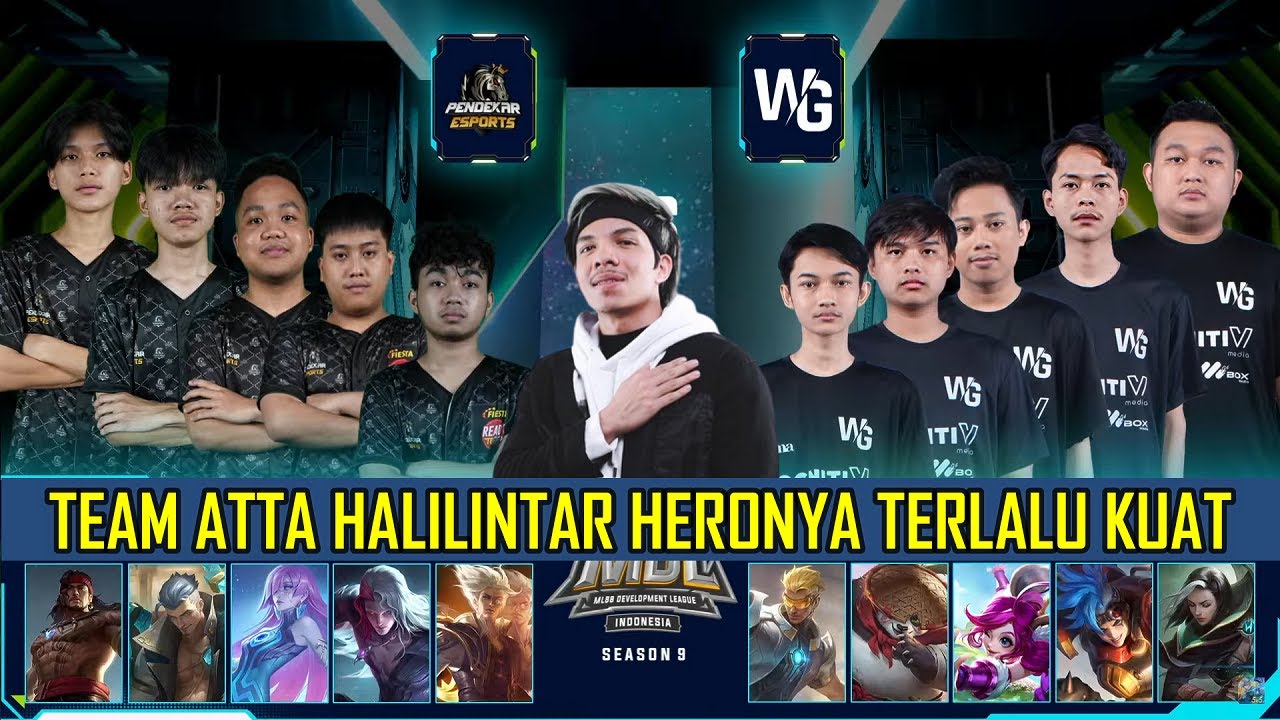 COMBO TERHARAM META TANK JUNGLER VERSI TIM ATTA HALILINTAR !! PENDEKAR ESPORTS VS WARMIL GENK GAME 2