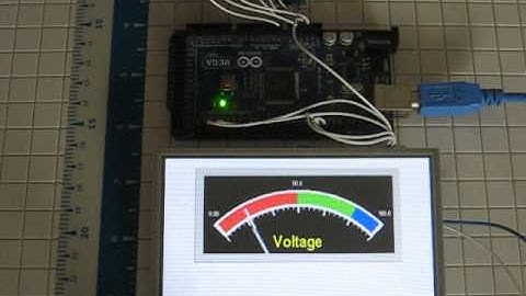 JP Serial TFT LCD Display module Meter1 Function test for 5" 480x272 LCD