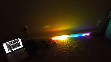 RGB LED Strip Graphic Visualizer Test