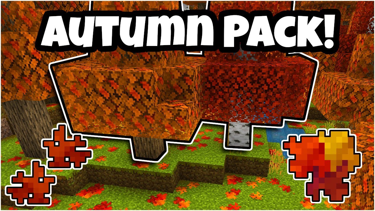 Autumn leaves free bedrock minecraft resource pack how to use 1 20