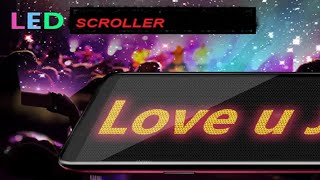 LED scroller is the application that help you make text & emoji scroll on the screen easily, screenshot 3