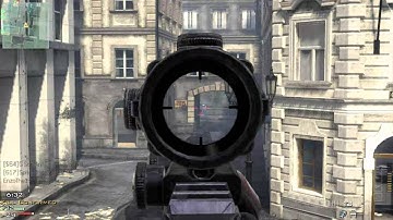 MW3 Game Clip msr acog on lockdown beast
