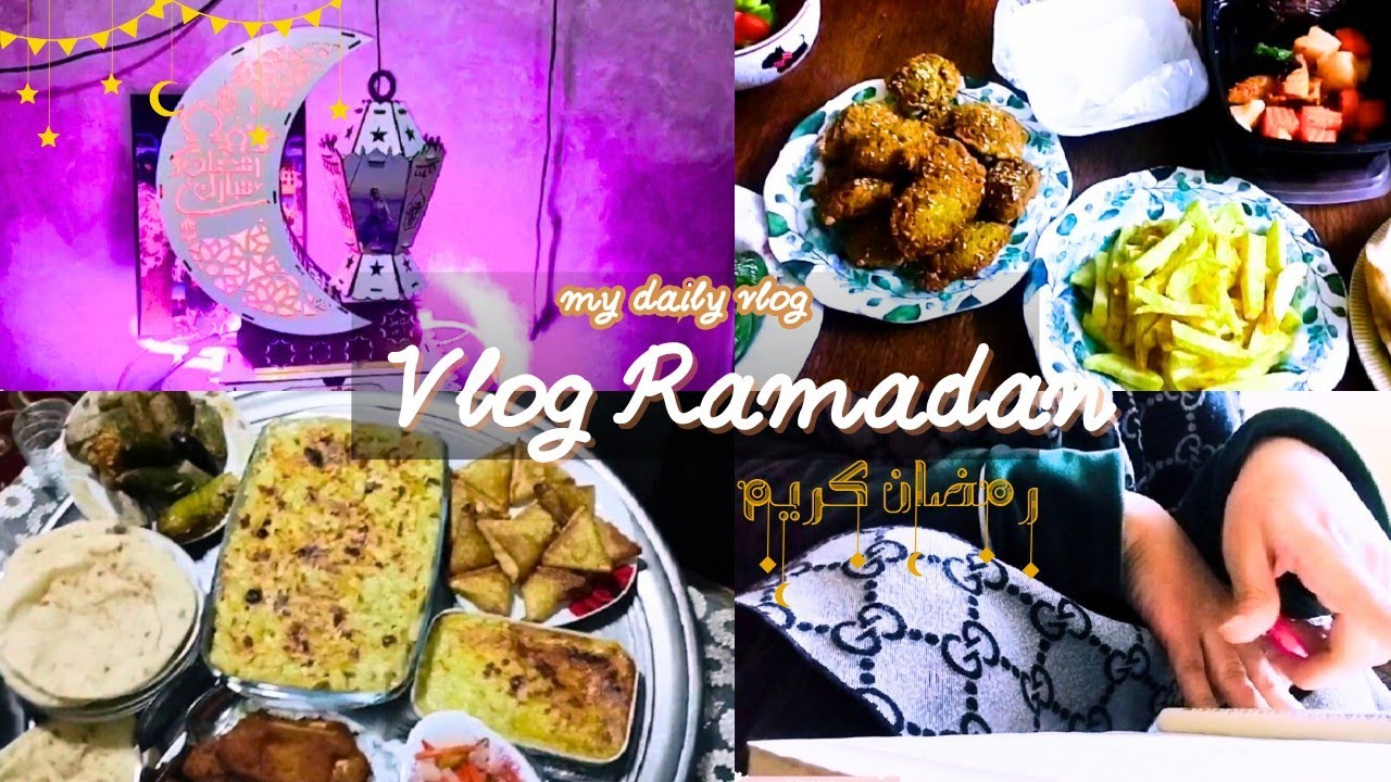 Arabic ASMR Vlog ||  فلوج ٧ ايام رمضان 🫰🫶 استرخاء علي  الاصوات الهمس 🥱اي اس ام ار | اتعزمت بره 😴