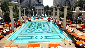 Is Caesars Palace pool open to the public?