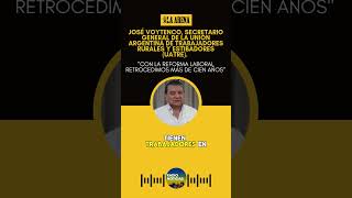 José Voytenco, secretario general de la Unión Argentina de Trabajadores Rurales y Estibadores…