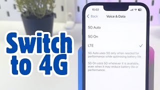 How to Switch from 5G to 4G on Your iPhone 16e - Simple Steps