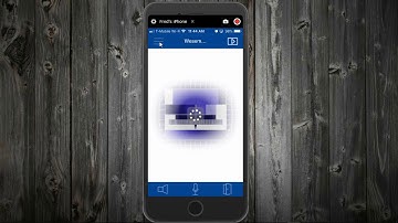 Changing the location settings on the Mobotix MxBell app.