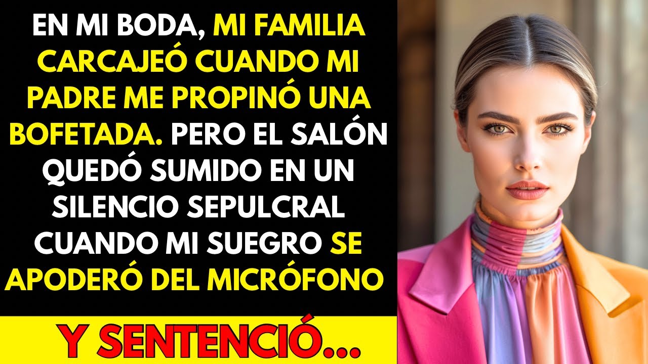 En mi boda, mi familia se rió cuando papá me dio una bofetada. Entonces mi suegro tomó el micrófono