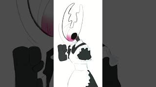 Hollow in a maid costume. Hollow knight modern au #art #hollowknightart #animation #silksong