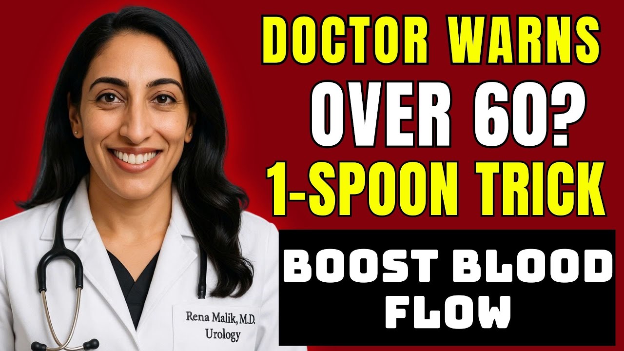 Doctor Warns: 1 Spoon Morning Trick Boosts Blood Flow and Hormones After 60 | Rena Malik