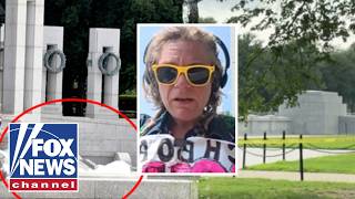 Suspect charged in vandalizing, spray painting World War II Memorial in DC