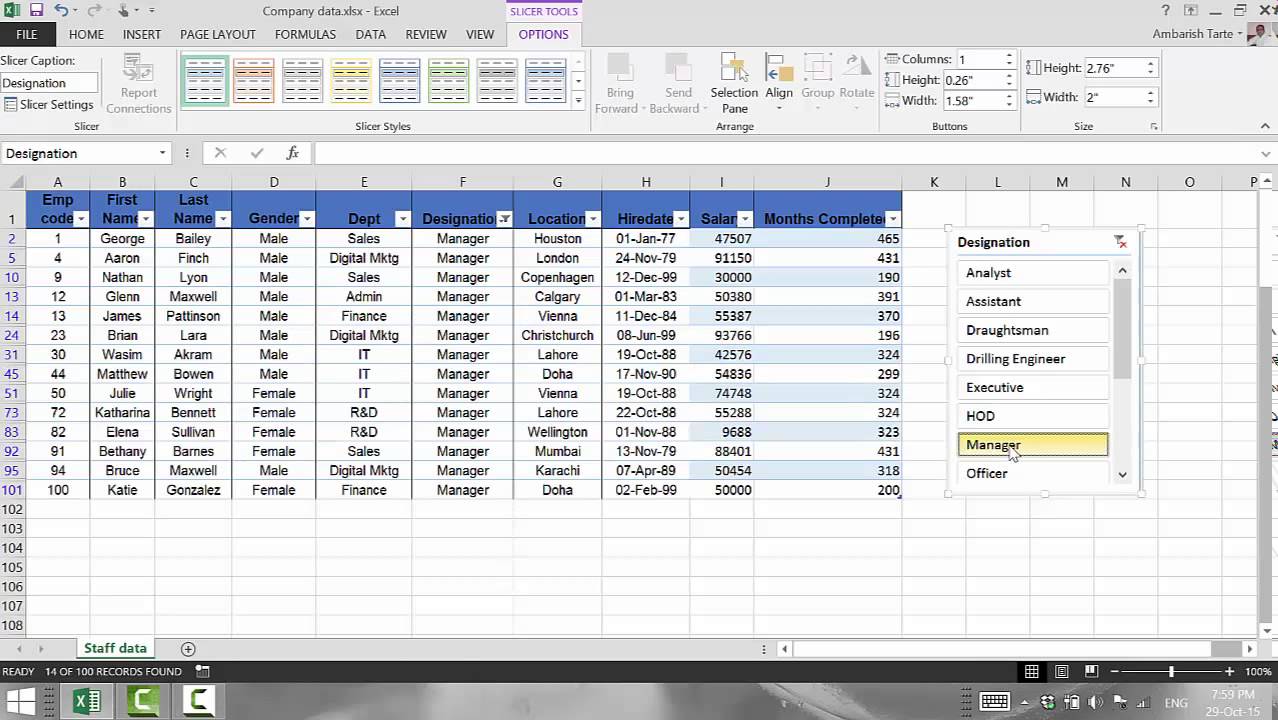excel slicer excel slicer