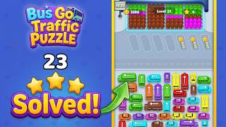 Bus Go: Traffic Puzzle - Level 23 Walkthrough 🧩 | Solution & Gameplay 🚌 screenshot 4