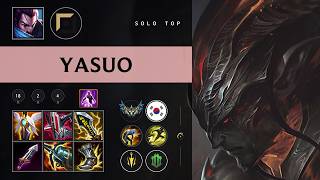 Yasuo Top vs Gnar - KR Challenger Patch 26.08