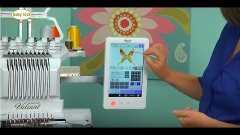 How to Assign Colors to Your Design on the Baby Lock Valiant