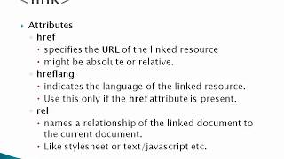 HTML Document Structure