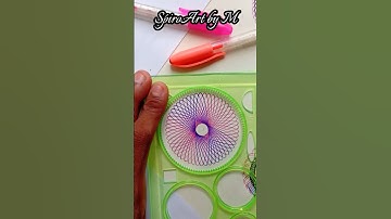 Colourful Spirograph Art 😍😍 #shorts #spirograph #asmr #relaxingart