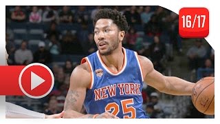 Derrick Rose Full Highlights vs Bucks (2017.03.08) - 26 Pts, 6 Assists