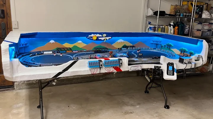 James’ N Scale Train Layout Project— Episode 13: Complete 3x8 Performance Track!