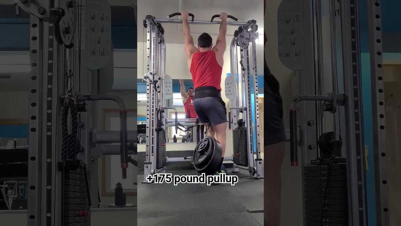 175 pound weighted pullup 