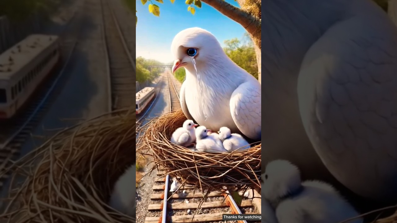 🌧️ “The Lonely Pigeon” 🌧️