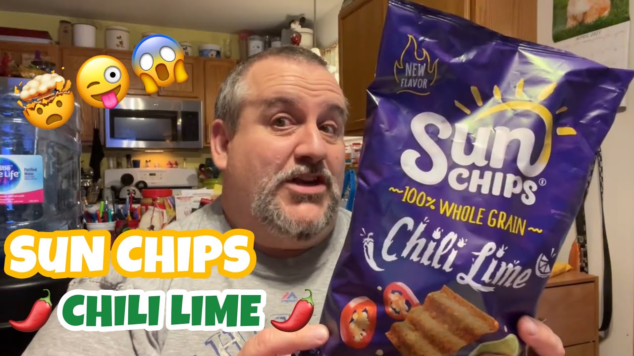 SunChips New Chili Lime Chips Food Review YouTube