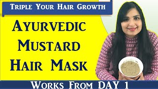 Triple Your Hair Growth With This Mustard Hair Mask Hair Growth Tips Samyuktha Diaries
