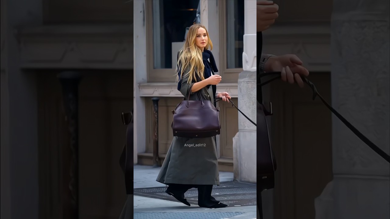 Jennifer Lawrence looks stunning while filming a Dior commercial. 