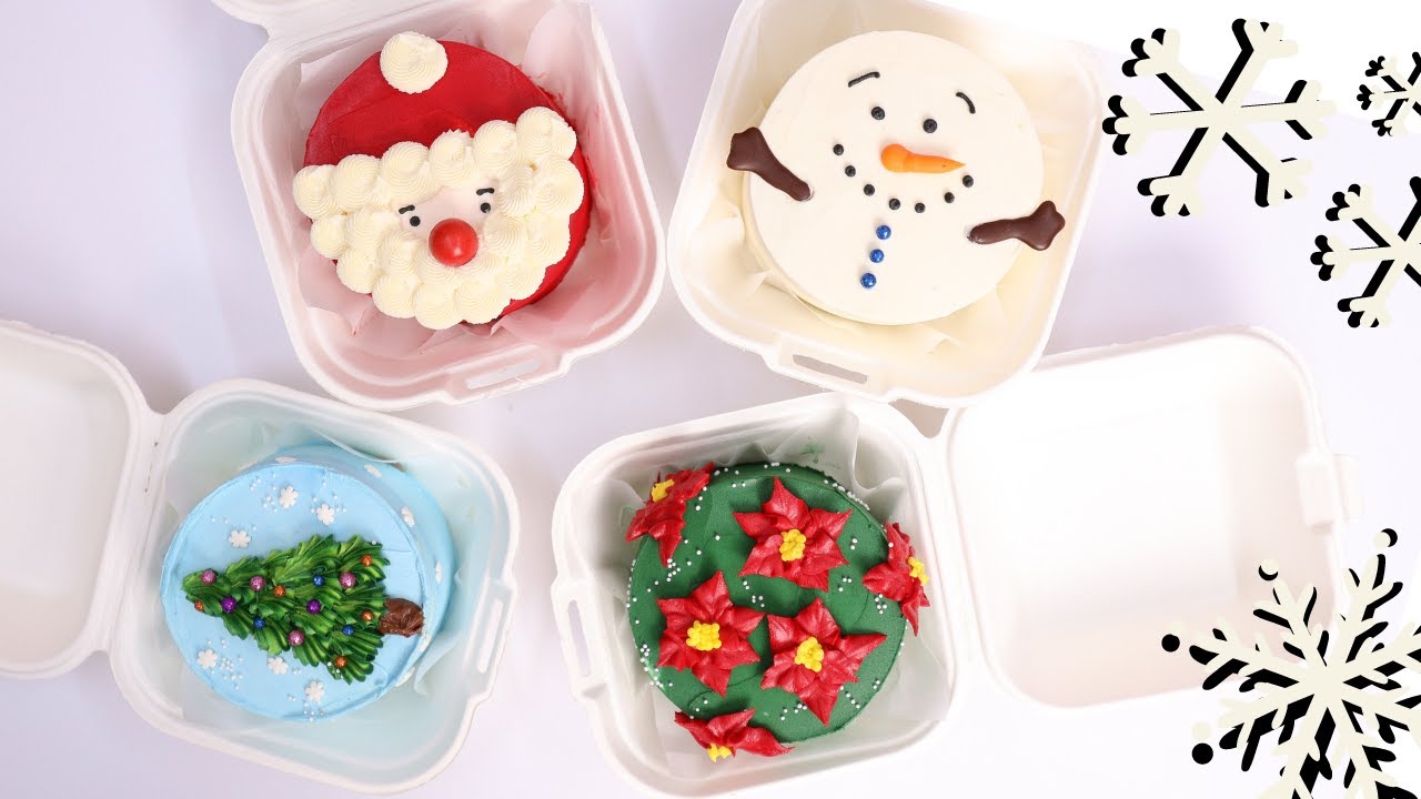 PASTELITOS COREANOS | LUNCHBOX CAKE de NAVIDAD| DANI FLOWERS