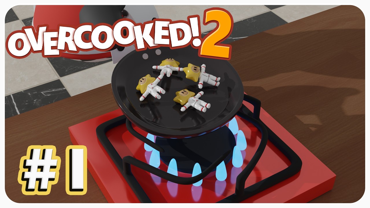 4 freaks trying to work together [Overcooked 2]