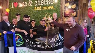 I Heart Mac & Cheese Highland Village Grand Reopening Ribbon Cutting