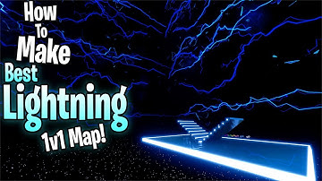 How To Make The UNIQUE Lightning 1v1 Map in Fortnite!(No Lag/High Fps)