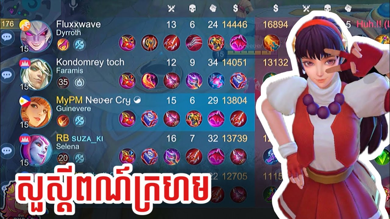 ⁉️ សួស្ដីពណ៍ក្រហម 😍😍😍 | NeverCry