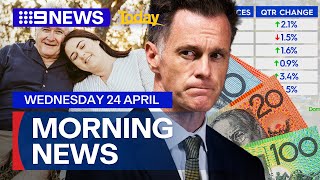 NSW Premier orders review into alleged murder of mother; Inflation data due today | 9 News Australia