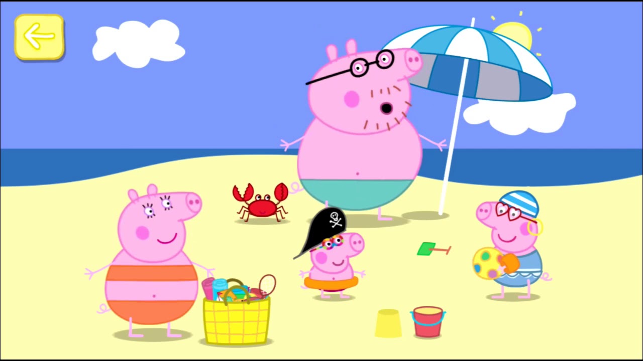 Peppa Pig Holiday ❤ Gameplay ❤ Free Android Game For Kids ❤ Part 1