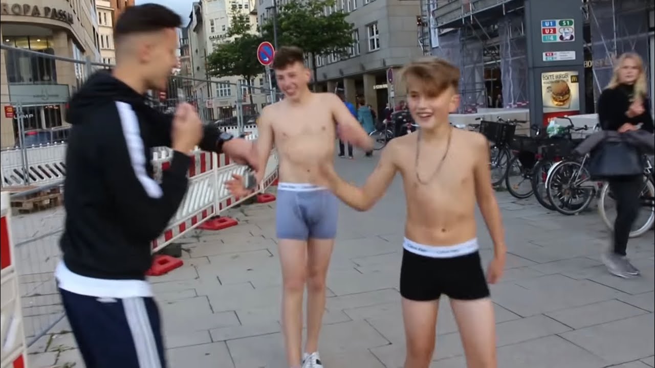 Challenges in Calvin Klein onderbroek - YouTube