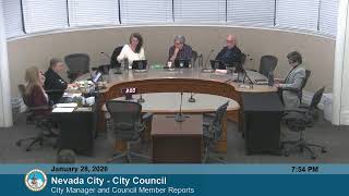 Nevada City - City Council Meeting January 28, 2026