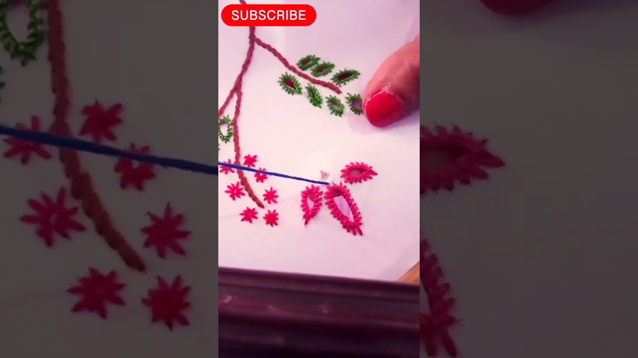 Eyelet Stitch || Hand Embroidery 